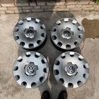 Set 4 Cerchi Ferro 15" Cal Originali VW 6J x 15 H2