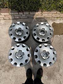 Set 4 Cerchi Ferro 15" Cal Originali VW 6J x 15 H2