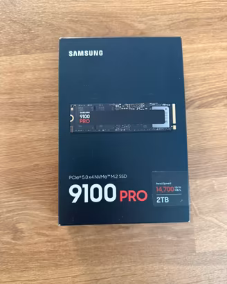 Samsung 9100 PRO SSD da 2TB Nuovo Sigillato