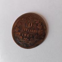 Moneta 10 centesimi 1866
