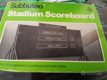 subbuteo tabellone scoreboard vintage