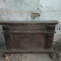 Letto singolo in legno primi 900