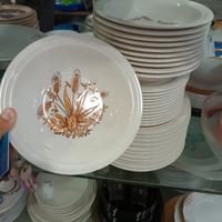 piatti vintage con decoro spighe Faenza Forte