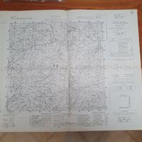 Mappa militare IGM   scala 1/25000  Baiso