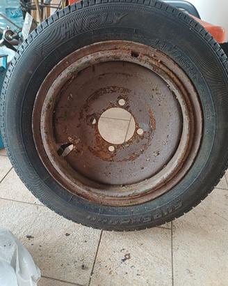 ruota montaggio in carrello 