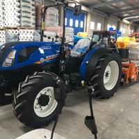 Trattore New Holland t4 110 LP con hi lo cabina