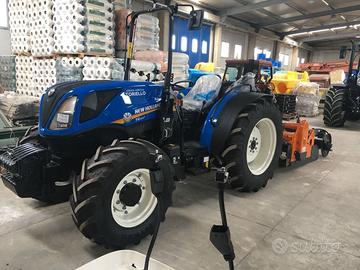 Trattore New Holland t4 110 LP con hi lo cabina