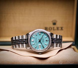 Rolex Datejust Ref. 16014 Tiffany Dial Diamond