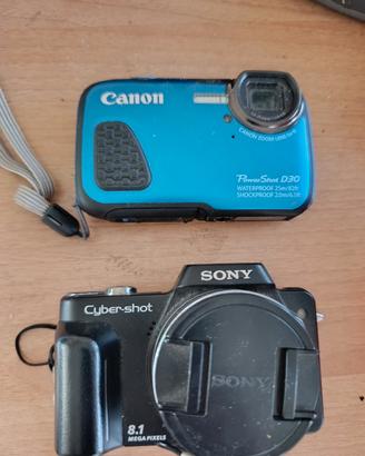 2 macchine fotografiche digitali 