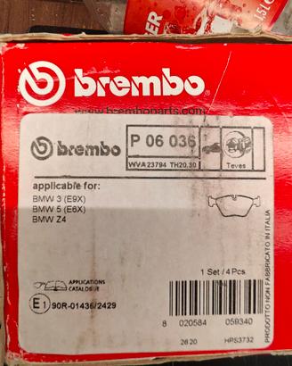 pastiglie freno Brembo