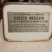 insegna in latta 1934 