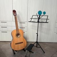 Chitarra acustica Fender FC-1 con accessori