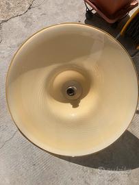 Lampadario in vetro vintage