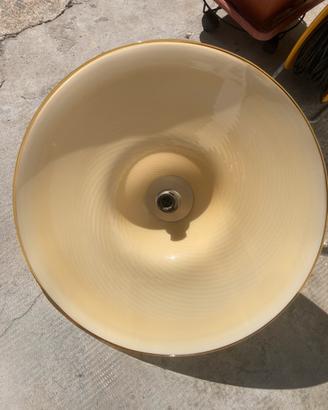 Lampadario in vetro vintage