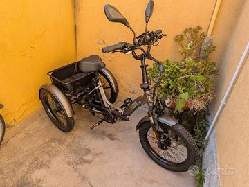 Bicicletta cargo elettrica tre ruote (Nuova!)