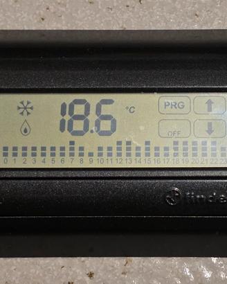 finder 1c.71 cronotermostato da parete a batterie