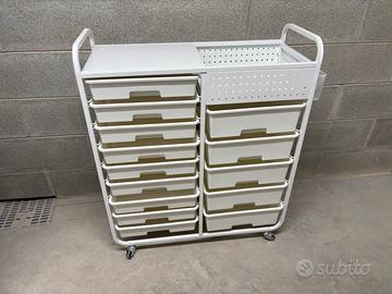 Carrellino con cassetti multiuso