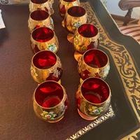 12 Bicchieri in vetri di Murano