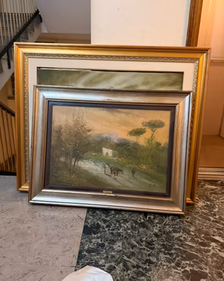 2 Quadri antichi con paesaggi
