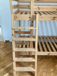 Letto a castello Ikea con scala