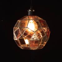 Lampada a sospensione artgianale.