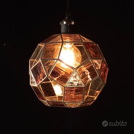 Lampada a sospensione artgianale.