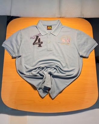 Polo La Martina vintage azzurra