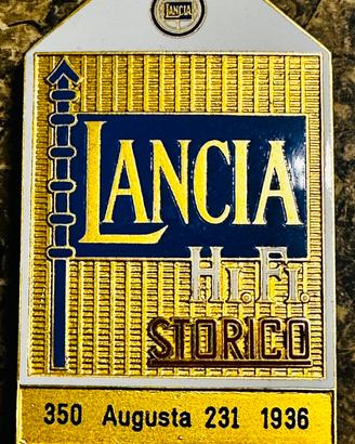 Stemma placca radiatore Lamcia Augusta