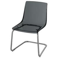 Sedia Tobias grigio scuro trasparente Ikea 4