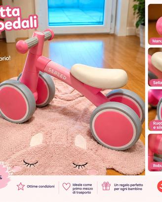 BICICLETTA SENZA PEDALI SEREED ROSA – BAMBINA