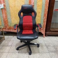 SEDIA GAMING PLAY SMART ROSSA NERA