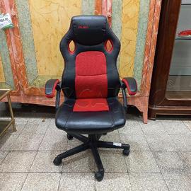 SEDIA GAMING PLAY SMART ROSSA NERA