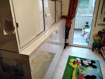 Mobile letto e credenza in formica anni 60'