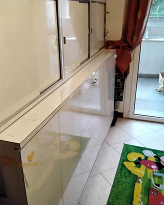 Mobile letto e credenza in formica anni 60'