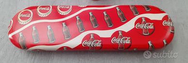 Astuccio portapenne in metallo della Coca-Cola pro
