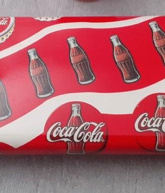 Astuccio portapenne in metallo della Coca-Cola pro