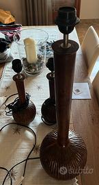Lampade in legno