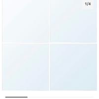 Specchio quattro pezzi 30x30cm