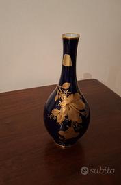 Vaso blu cobalto e oro Kaiser Porzellan "Marisa"