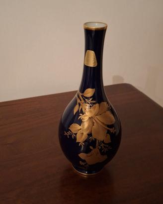 Vaso blu cobalto e oro Kaiser Porzellan "Marisa"