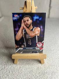 2024 Topps Now Steph Curry Olimpiadi Parigi 2024 N