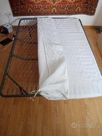 letto I piazza e mezzo con materasso 