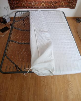 letto I piazza e mezzo con materasso 
