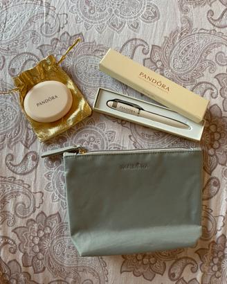Set Pandora: pochette, specchietto e penna
