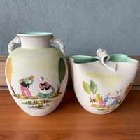 Vasi ceramica artigianale Albisola vintage anni 60