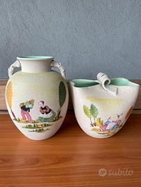 Vasi ceramica artigianale Albisola vintage anni 60