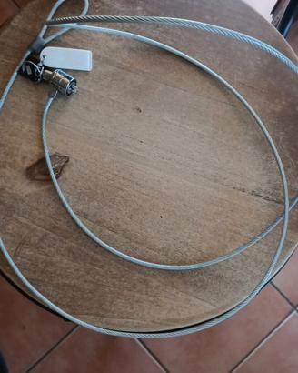 cavo in acciaio Kensington per computer portatile 