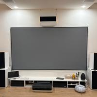 Proiettore laser UST Optomo 4K e schermo ALR 120"