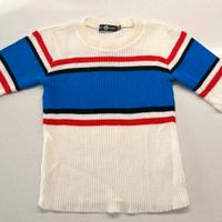 T-shirt bianca con righe colorage Daisy Street don