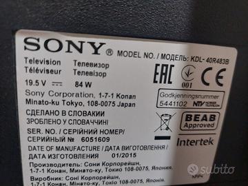  Lcd Sony 40 pollici